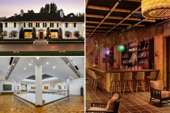 California compound with secret tunnel, Tiki lounge lists for $38.5M